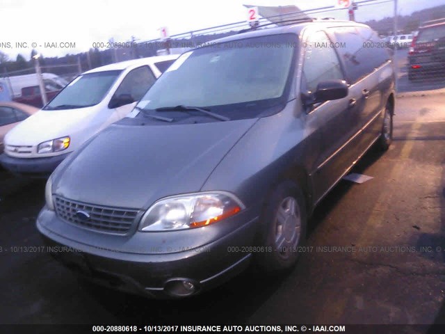 2FMZA51463BA82818 - 2003 FORD WINDSTAR LX SILVER photo 2