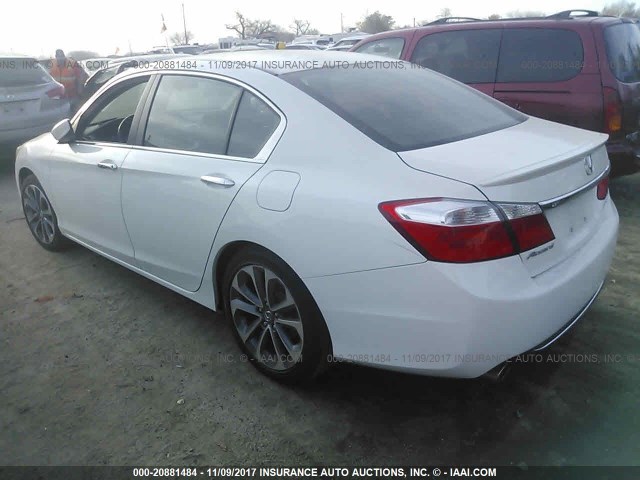 1HGCR2F51EA182408 - 2014 HONDA ACCORD SPORT WHITE photo 6