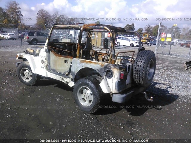 1J4FY49S8XP483652 - 1999 JEEP WRANGLER / TJ SAHARA WHITE photo 3