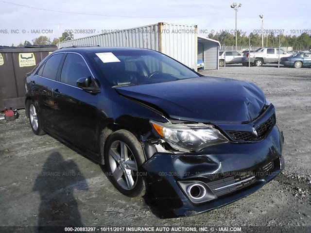 4T1BF1FK6DU657563 - 2013 TOYOTA CAMRY L/SE/LE/XLE 海军蓝 照片 1
