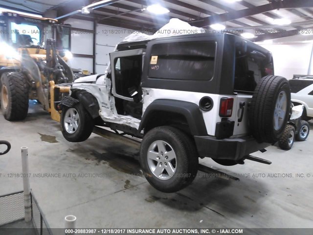 1C4AJWAGXGL133938 - 2016 JEEP WRANGLER SPORT WHITE photo 3