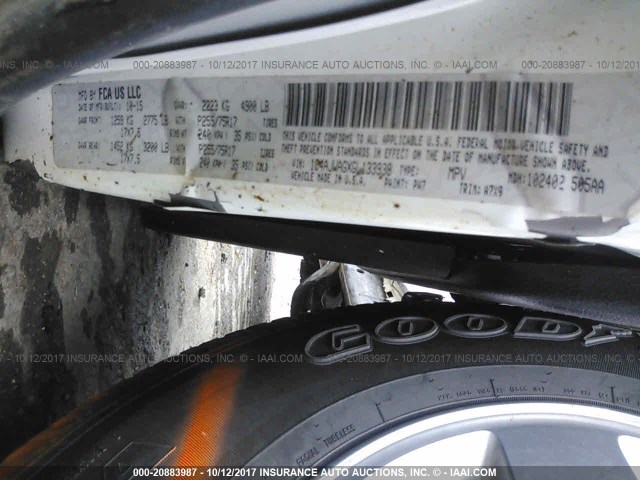 1C4AJWAGXGL133938 - 2016 JEEP WRANGLER SPORT Ağ foto 9