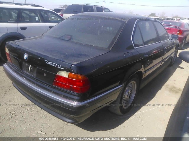 WBAGJ8324WDM16574 - 1998 BMW 740 IL BLACK photo 4