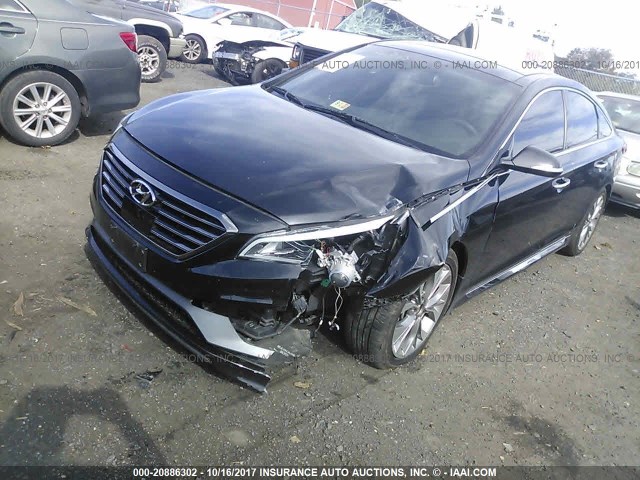 5NPE34AB3FH250106 - 2015 HYUNDAI SONATA 2.0 SPORT BLACK photo 6