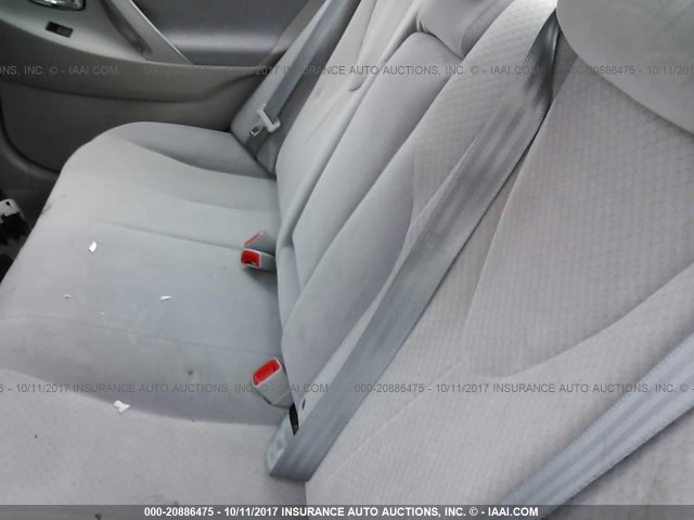 4T4BE46K59R125139 - 2009 TOYOTA CAMRY SE/LE/XLE SILVER photo 8