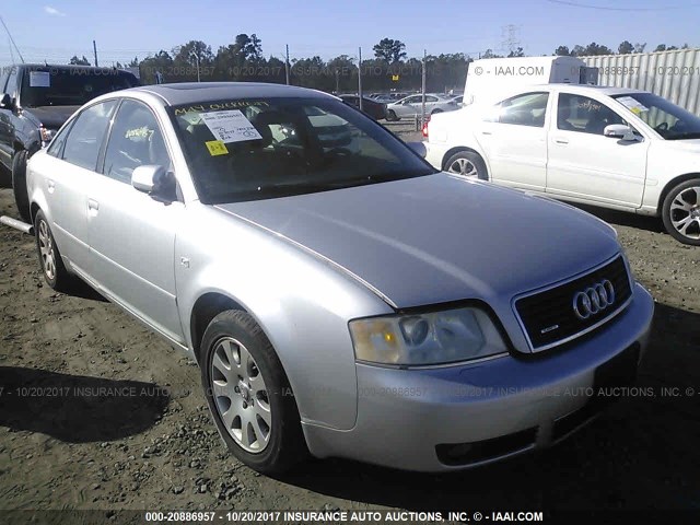 WAULT64B12N130665 - 2002 AUDI A6 3.0 QUATTRO SILVER photo 1