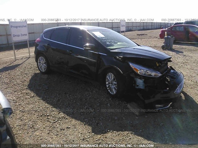 1FADP3N29HL219421 - 2017 FORD FOCUS TITANIUM BLACK photo 1