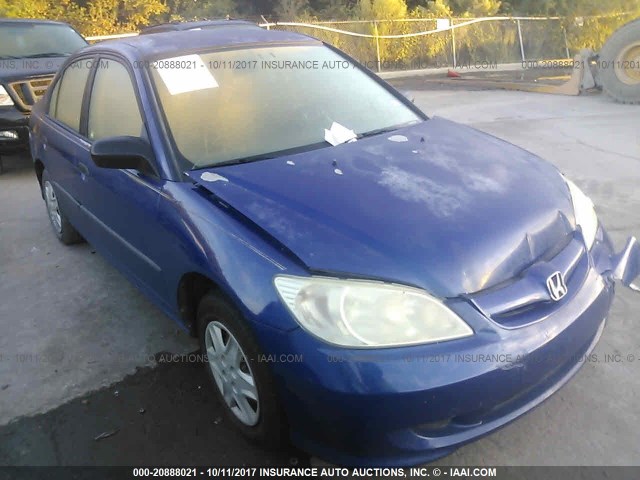 2HGES16394H601059 - 2004 HONDA CIVIC DX VP 蓝色 照片 1