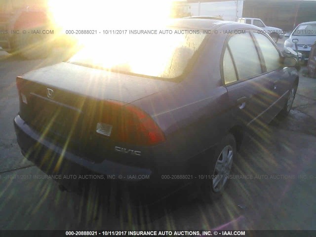 2HGES16394H601059 - 2004 HONDA CIVIC DX VP 蓝色 照片 4