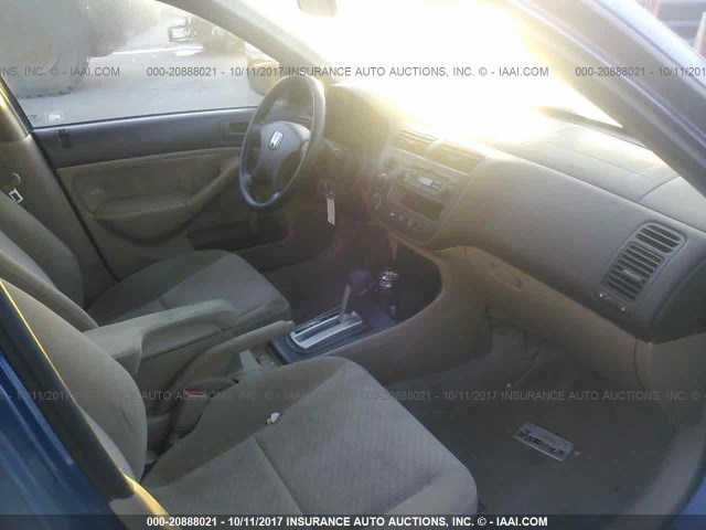 2HGES16394H601059 - 2004 HONDA CIVIC DX VP 蓝色 照片 5