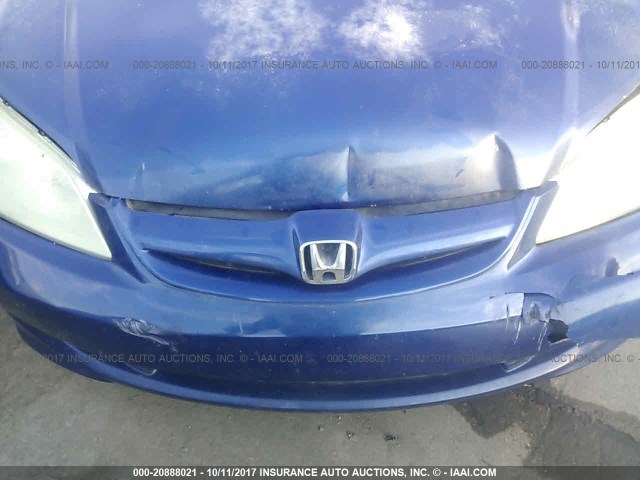 2HGES16394H601059 - 2004 HONDA CIVIC DX VP 蓝色 照片 6