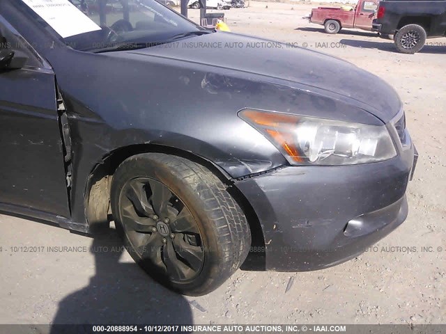 1HGCP3F85AA016411 - 2010 HONDA ACCORD EXL GRAY photo 6