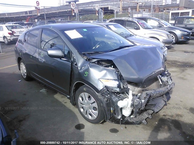 JHMZE2H3XDS002964 - 2013 HONDA INSIGHT GRAY photo 1