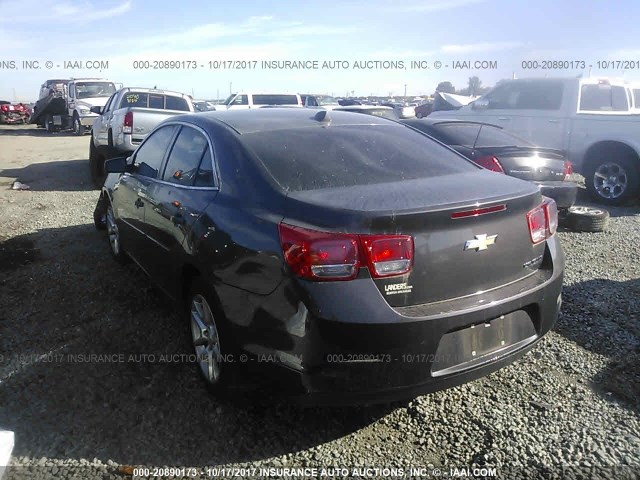 1G11C5SA1DF348125 - 2013 CHEVROLET MALIBU 1LT 灰色 照片 2
