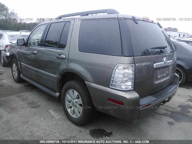 4M2EU47E96UJ04761 - 2006 MERCURY MOUNTAINEER LUXURY GRAY photo 3