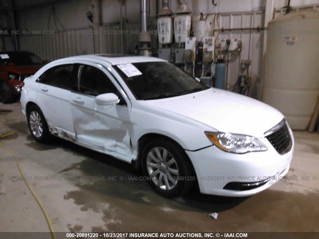 1C3CCBBB3DN515683 - 2013 CHRYSLER 200 TOURING WHITE photo 1