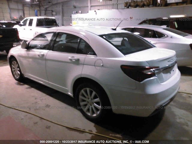 1C3CCBBB3DN515683 - 2013 CHRYSLER 200 TOURING WHITE photo 3