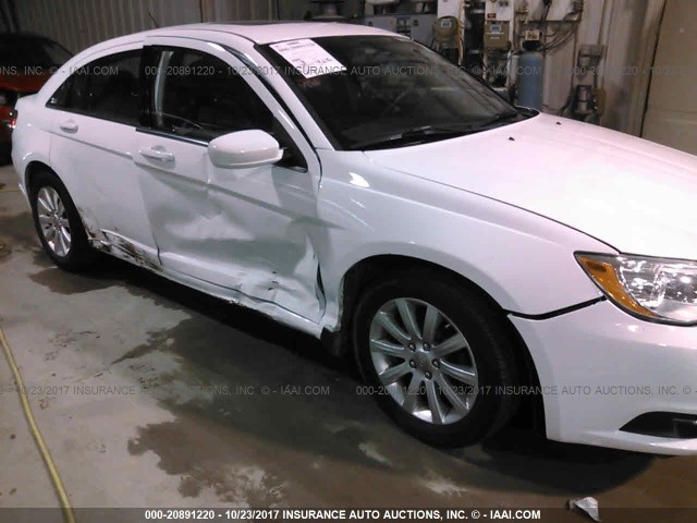 1C3CCBBB3DN515683 - 2013 CHRYSLER 200 TOURING WHITE photo 6