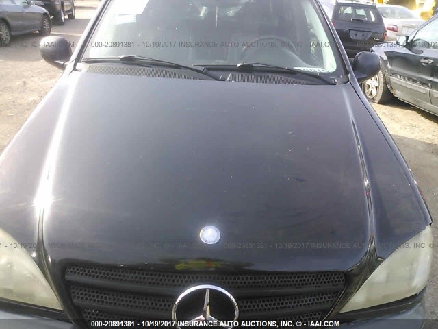 4JGAB54E2WA049751 - 1998 MERCEDES-BENZ ML 320 BLACK photo 6