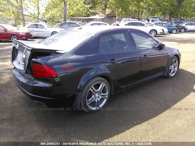 19UUA66286A071428 - 2006 ACURA 3.2TL BLACK photo 4