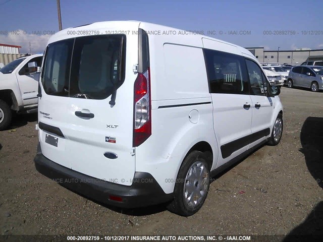 NM0LS7F7XE1136638 - 2014 FORD TRANSIT CONNECT XLT WHITE photo 4