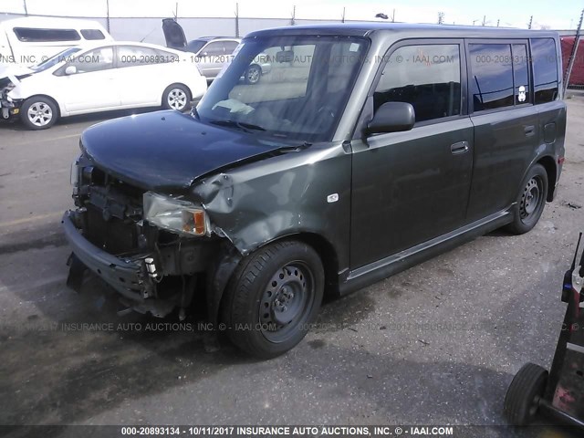 JTLKT334X50178185 - 2005 TOYOTA SCION XB Grün Foto 2