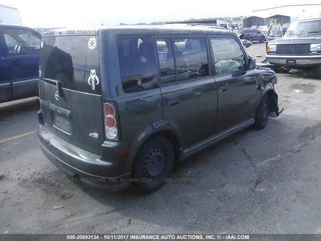 JTLKT334X50178185 - 2005 TOYOTA SCION XB Grün Foto 4