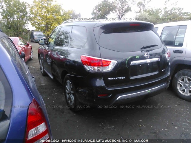 5N1AR2MM1FC671635 - 2015 NISSAN PATHFINDER S/SV/SL/PLATINUM 黑色 照片 3