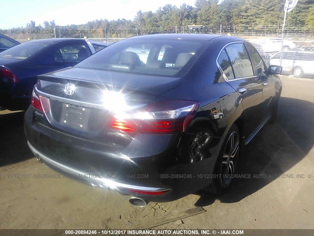 1HGCR2F51GA228581 - 2016 HONDA ACCORD SPORT 黑色 照片 4