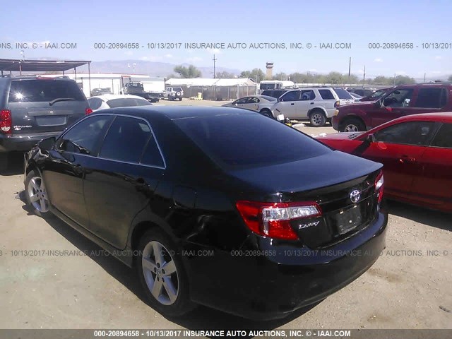 4T1BF1FK5EU392992 - 2014 TOYOTA CAMRY L/SE/LE/XLE 黑色 照片 3