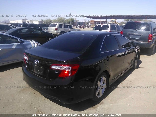 4T1BF1FK5EU392992 - 2014 TOYOTA CAMRY L/SE/LE/XLE 黑色 照片 4