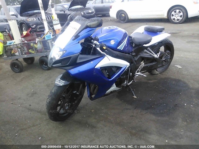 JS1GR7KA062107012 - 2006 SUZUKI GSX-R750 K6 BLUE photo 2