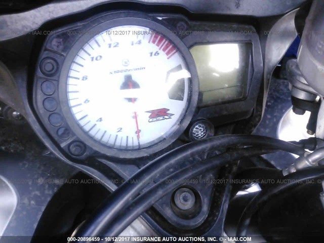 JS1GR7KA062107012 - 2006 SUZUKI GSX-R750 K6 BLUE photo 7