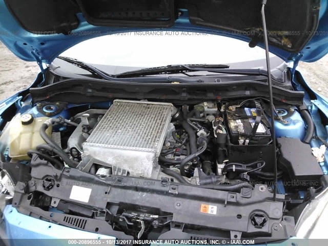 JM1BL1H40A1173610 - 2010 MAZDA SPEED 3 BLUE photo 10