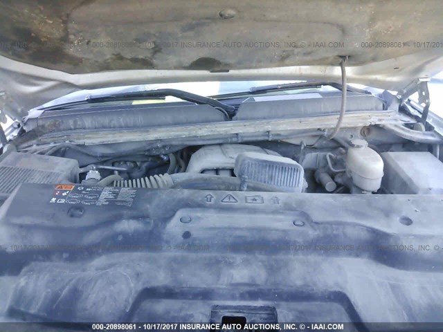 1GT220CG4DZ188700 - 2013 GMC SIERRA K2500 SLE SILVER photo 10