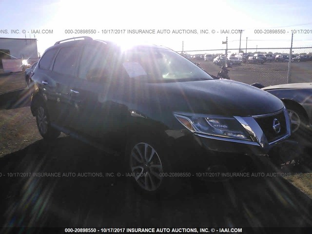 5N1AR2MN0DC604286 - 2013 NISSAN PATHFINDER S/SV/SL/PLATINUM 黑色 照片 1