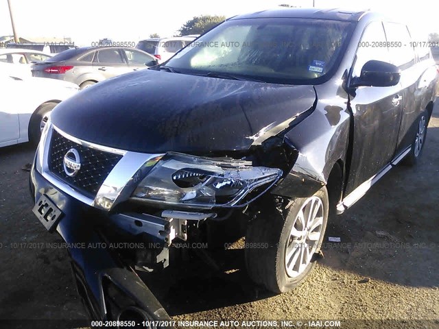 5N1AR2MN0DC604286 - 2013 NISSAN PATHFINDER S/SV/SL/PLATINUM 黑色 照片 6