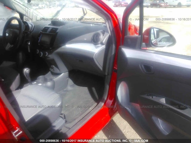 KL8CD6S95EC575919 - 2014 CHEVROLET SPARK 1LT RED photo 5