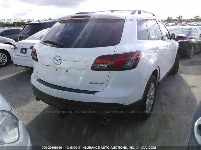 JM3TB2CA0D0423827 - 2013 MAZDA CX-9 TOURING WHITE photo 4