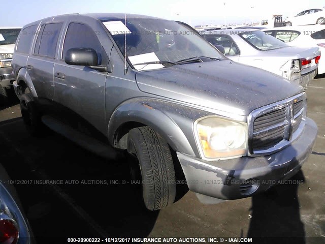 1D4HD38K35F540206 - 2005 DODGE DURANGO ST GRAY photo 1