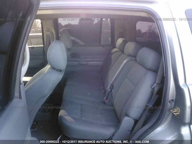 1D4HD38K35F540206 - 2005 DODGE DURANGO ST GRAY photo 8