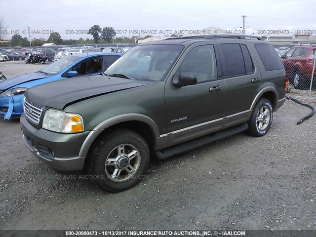 1FMZU74E22ZB99752 - 2002 FORD EXPLORER EDDIE BAUER GREEN photo 2