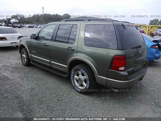 1FMZU74E22ZB99752 - 2002 FORD EXPLORER EDDIE BAUER GREEN photo 3