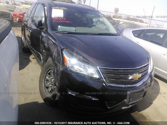 1GNKRFED1GJ273943 - 2016 CHEVROLET TRAVERSE LS Pewter photo 1