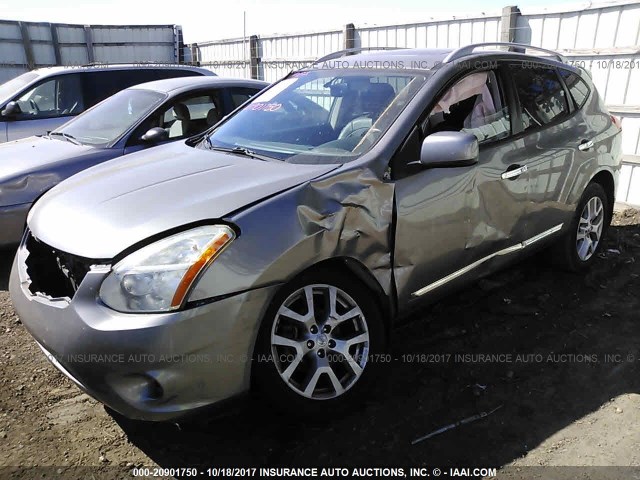 JN8AS5MT9BW575458 - 2011 NISSAN ROGUE S/SV/KROM GRAY photo 6