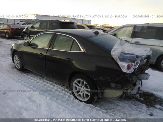 1G11D5RR3DF108907 - 2013 CHEVROLET MALIBU 1LT BLACK photo 3