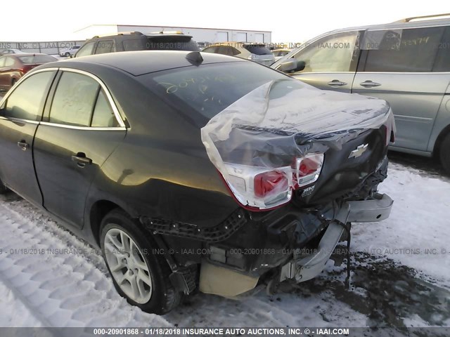 1G11D5RR3DF108907 - 2013 CHEVROLET MALIBU 1LT BLACK photo 6