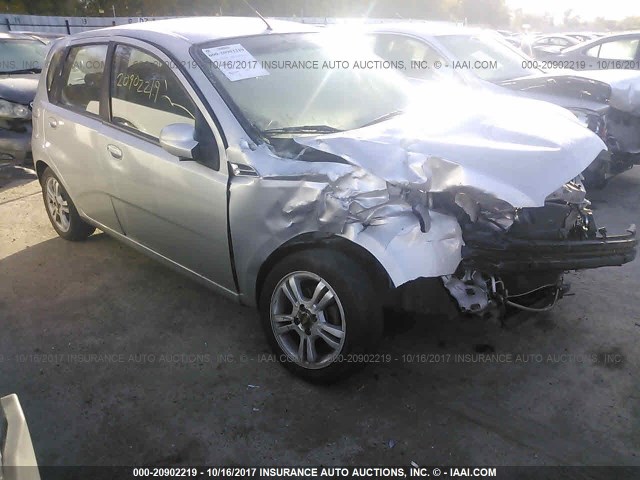 KL1TD6DE6BB245250 - 2011 CHEVROLET AVEO LS/LT 银色 照片 1