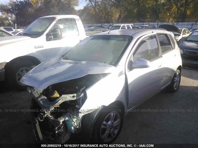 KL1TD6DE6BB245250 - 2011 CHEVROLET AVEO LS/LT 银色 照片 2