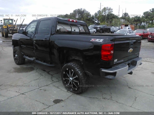 3GCUKREC6FG303811 - 2015 CHEVROLET SILVERADO K1500 LT BLACK photo 3